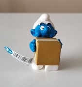 Schleich smerf smurf pracownik logistyki figurka model wycofany z 2014 r.