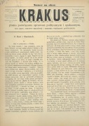 KRAKUS, nr 5, rok 1891 r.