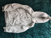 Ocieplana bluza szara z kapturem 140