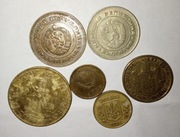 Zestaw monet  Węgry,Bułgaria,Ukraina,ZSRR