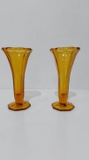 Trapezowy wazon w formie Art Deco Zawiercie PRL