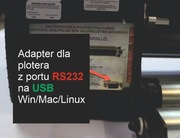 Ploter / z portu RS232 na USB Adapter Win/Mac/Linu