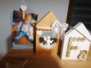 Drewniane domki dekoracyjne 