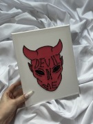 Devil | Obraz | Handmade (20x25 cm)