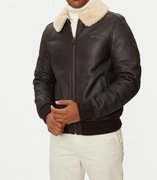 Kurtka skórzana Aeronautica Militare - brązowa r.XL