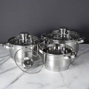 Garnki małe nierdzewne Masterpan 