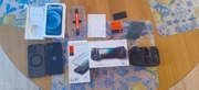 iPhone 12 (128gb, 80%+ bateria) +  akcesoria (Pad Kishi, powerbank)