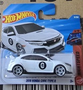 Hot Wheels Honda Civic Type R Biały