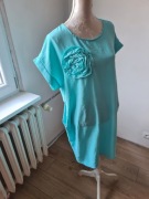 MIĘTOWA New Collection sukienka kolor jaśniejszy niż na zdjęciu