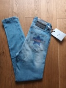 Niebieskie spodnie jeansowe Dior W 28