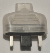 Stary wtyk antenowy TV symetryczny WAS-12 PRL wtyczka antenowa Unitra Diora