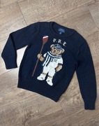 Ralph Lauren sweter dziecięcy granatowy z misiem miś bear 2 3 4 lata