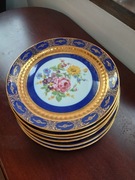 Epiag Czechoslovakia talerze płaskie obiadowe 6 sztuk