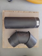 Sprzedam rurę 180mm 0,5m +kolano fi 180mm regulowane do kominka