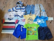 Next 86 92 mega paka spodnie bluza tshirt. 