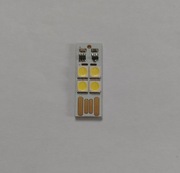 Mini lampka USB LED z włącznikiem dotykowym