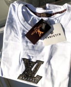 YSL biała bluzeczka z logo
