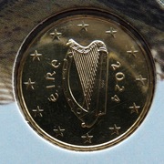 IRLANDIA 2024 50 CENTÓW UNC !!!!!!!!!!