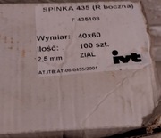 Spinka do dachówki IVT 435 (R boczna)