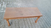 stół rozkładany ława drewno PRL