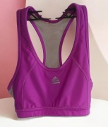 Krótki top sportowy Adidas TechFit r 36 S bokserka climacool biustonosz