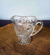 Kryształowy dzbanek dzbanuszek do mleka śmietanki Huta Szkła KROSNO lata 60