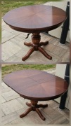 Piękny stół okrągły,  rozsuwany