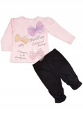 Komplet niemowlęcy PETIT LEM bluzka spodnie 18 m 10690