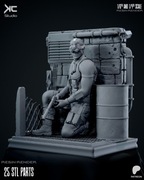 Figurka druk 3D żywica " Splinter Cell - F1442 " - 120 mm