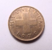 Szwajcaria 1 rappen 1970