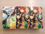 Kalendarz 2026 zdzierak na ścianę z przepisami zdzierany mały ścienny