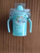 Kubek niekapek z ustnikiem i uchwytami Twistshake 230 ml 4+m. 