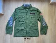 Kurtka młodzieżowa 134/140 styl militarny 100% bawełna