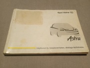 OPEL ASTRA G 2 II Instrukcja Obsługi Książka 2002 PL Polska po polsku