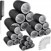 ZESATW 24X WAŁKI DO WŁOSÓW FALE LOKI STYLIZACJA WŁOSÓW FRYZJER BEZ CIEPŁA