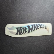 NAKLAJKA HOTWHEELS holograficzna holo czarna 15x4 cm 