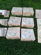 Kafle kominkowe piecowe secesyjne miśnia meissen 