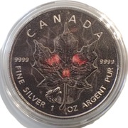 Kanada 5 dollars z 2018 roku - TRUPIA CZASZKA - KOPIA - KOLOR - O. M. OFER.