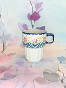 Kubek ceramiczny Bolesławiec barowy duży  ceramika  Bolesławiec