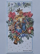 Kartka Bożonarodzeniowa, ręcznie robiona