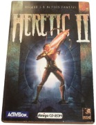 Gra AMIGA HERETIC II BOX 2xCD wydanie z 2000 roku PPC AGA/RTG stan b.dobry