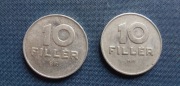 Moneta Węgry 10 fillerów 1977