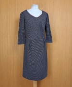 Sukienka biurowa Pepperberry z Bravissimo 16RC 46 44 w paski marynarskie