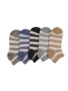 5 Par Skarpety Damskie Stopki Bawełniane 