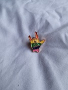 Przypinka pin pins wpinka broszka love lgbt tęcza 