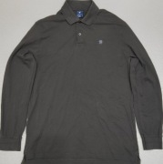 Wr) G-STAR RAW oryginalna koszulka polo długi rękaw Roz.L 