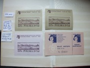 4szt. znaczki Fi 2116 ** Bl46 / Blok 91 odcień Polska 1973r. BILET WYSTAWA