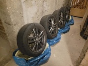 Felgi aluminiowe Racer Target 16 4x100 + opony letnie Continental 195/55/16