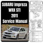 SUBARU Impreza WRX STI 2011 Service Manual Instrukcja Napraw i Diagnostyki