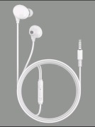 Sluchawki białe douszne